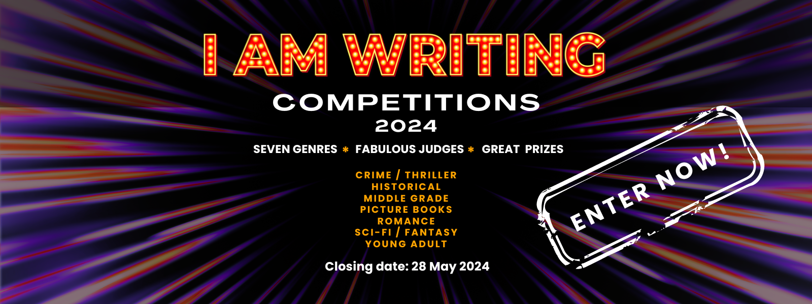 I Am Writing Competitions - Enter Now!